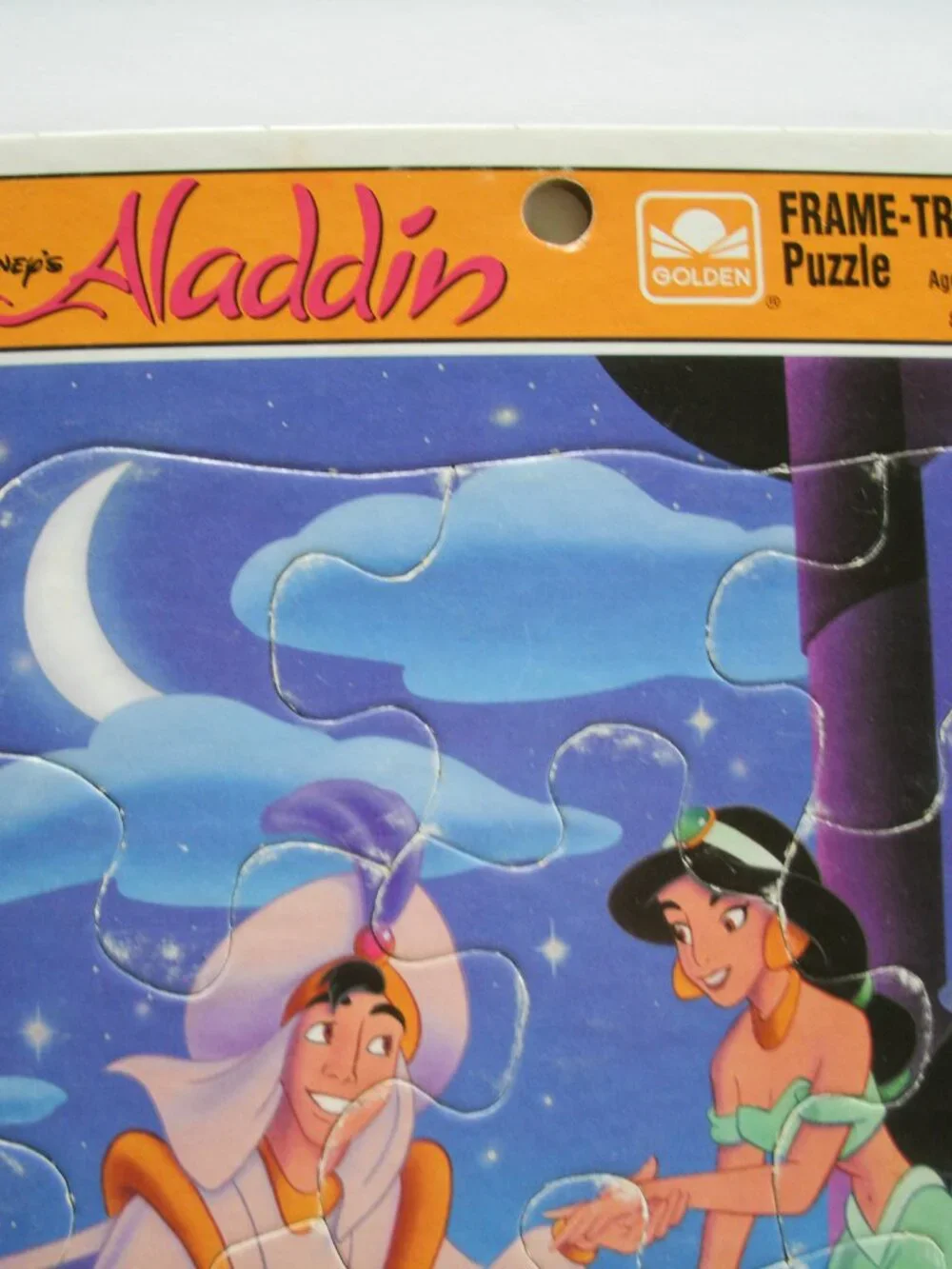 Vintage 90s Disney's Aladdin Kids Puzzle